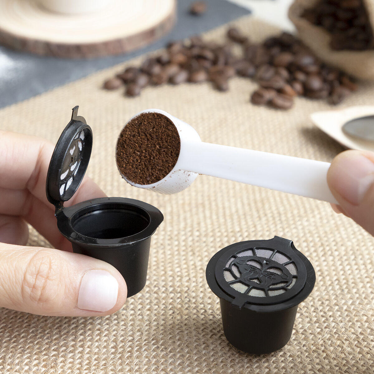 Set de 3 Cápsulas de Café Reutilizables