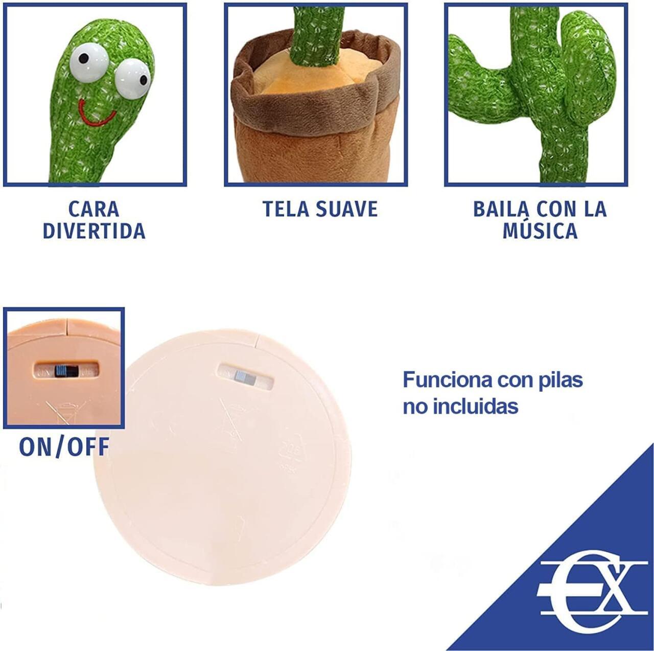 Cactus Bailarín Interactivo Juguete para Bebé