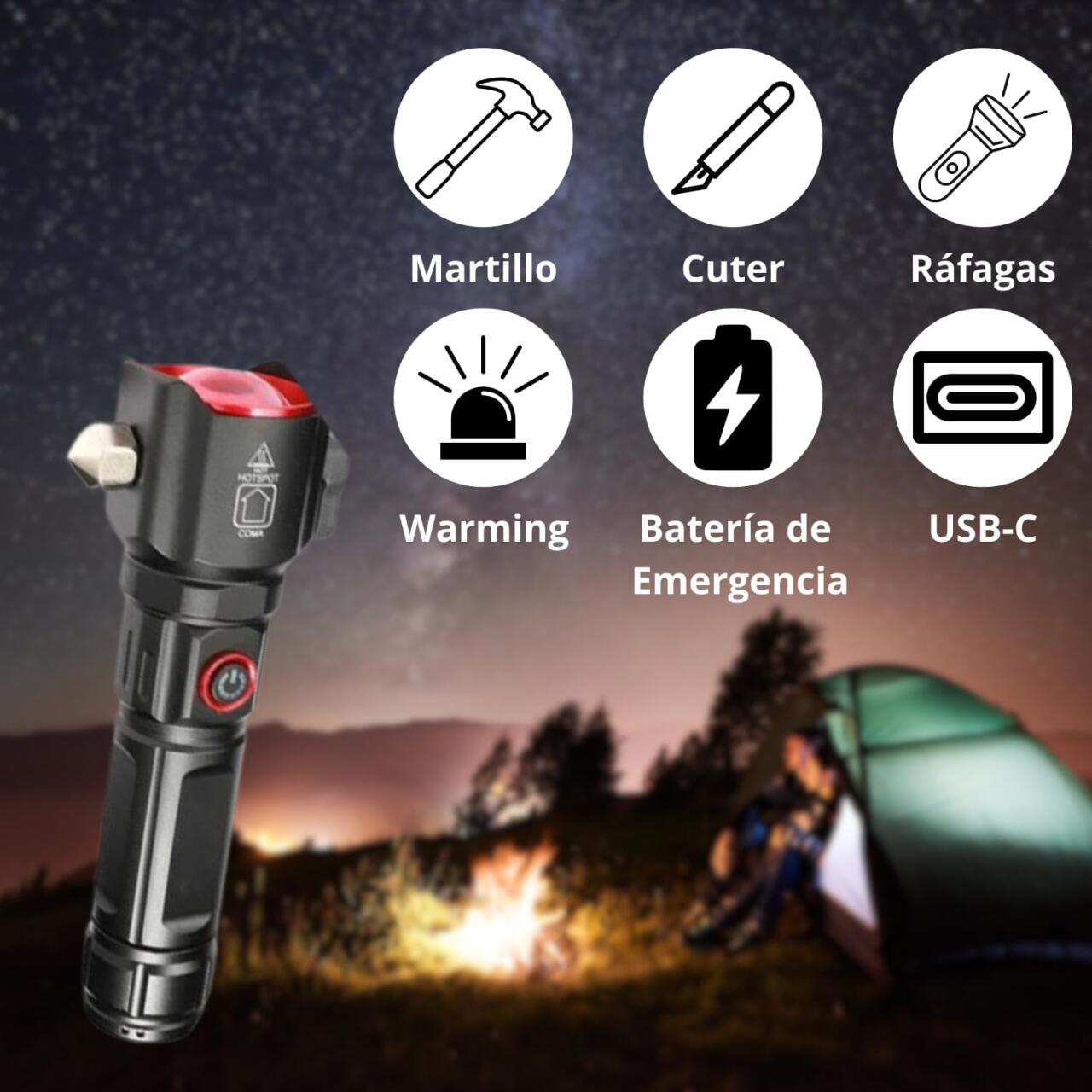 Linterna Superpotente para Emergencias