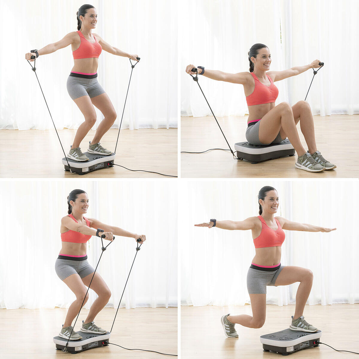 Plataforma Vibratoria de Entrenamiento con Bandas Elásticas