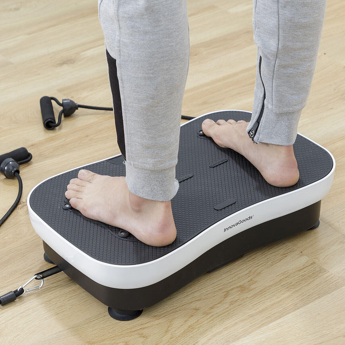 Plataforma Vibratoria de Entrenamiento con Bandas Elásticas