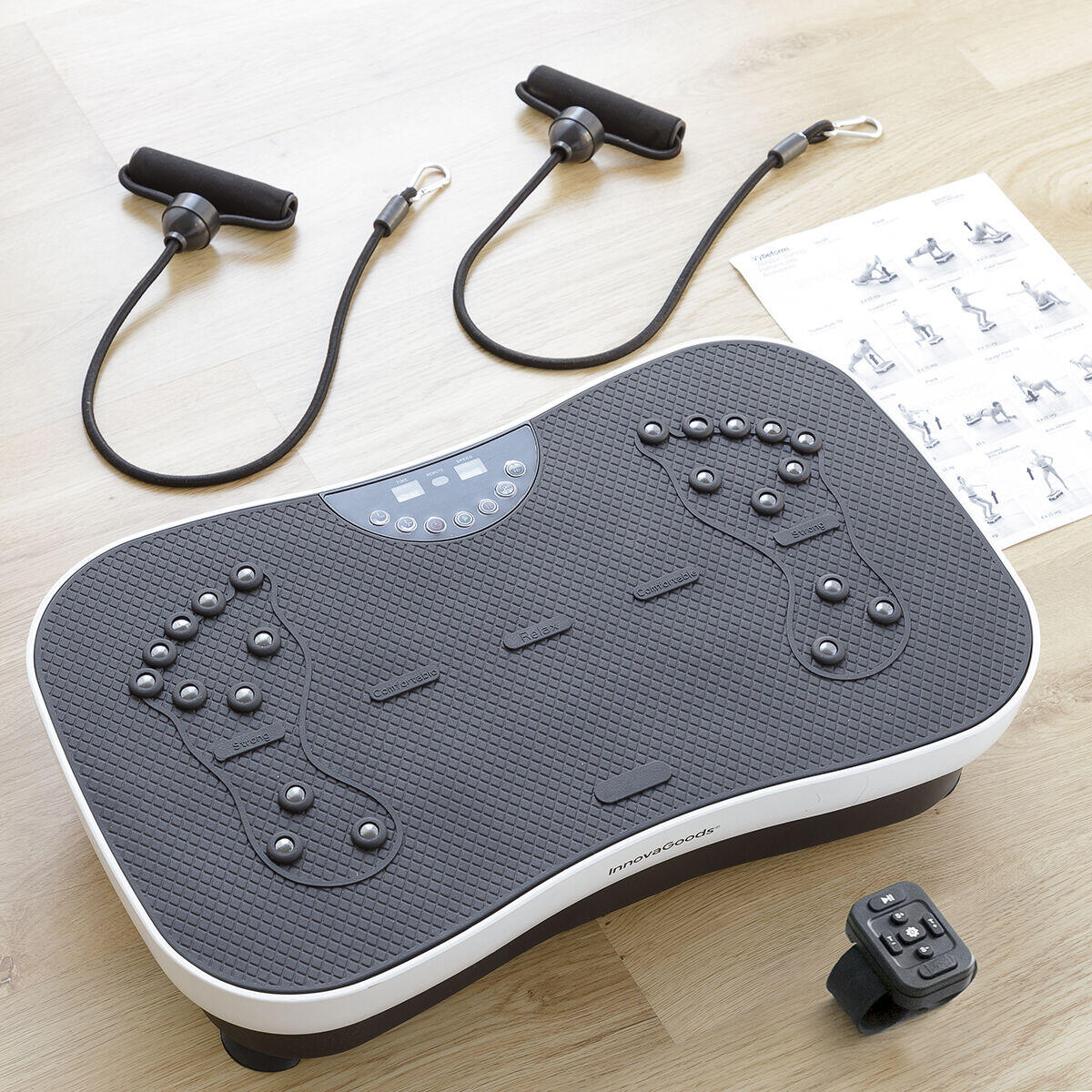 Plataforma Vibratoria de Entrenamiento con Bandas Elásticas