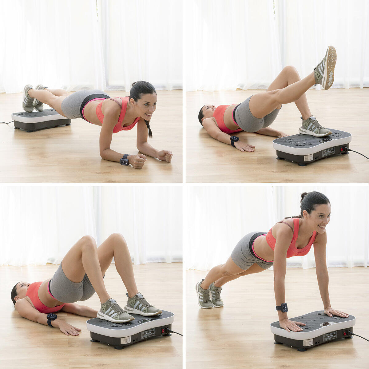 Plataforma Vibratoria de Entrenamiento con Bandas Elásticas