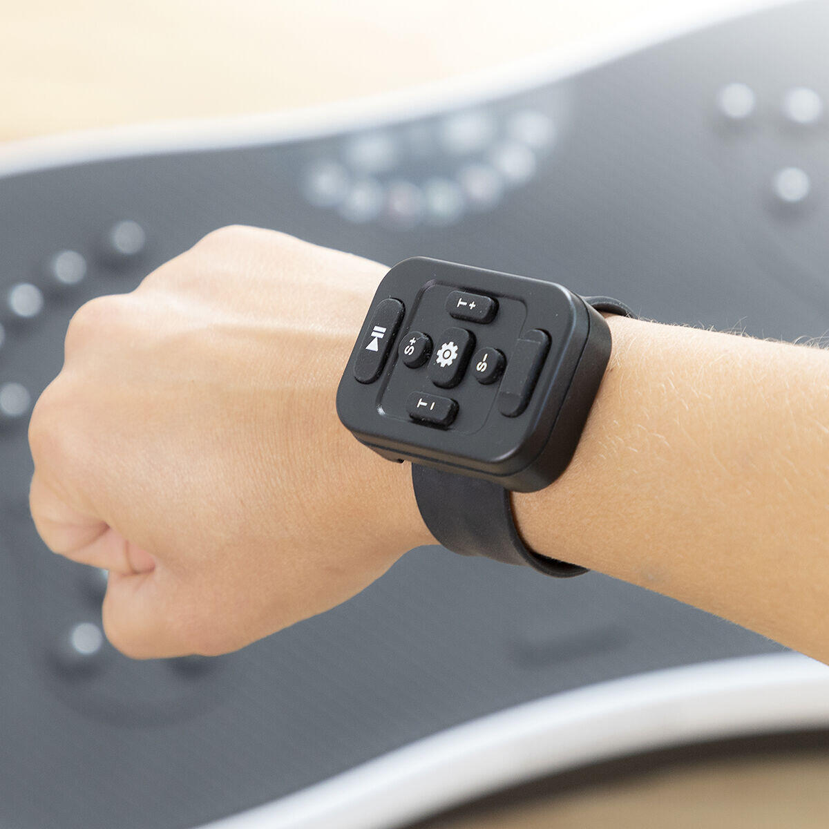 Plataforma Vibratoria de Entrenamiento con Bandas Elásticas