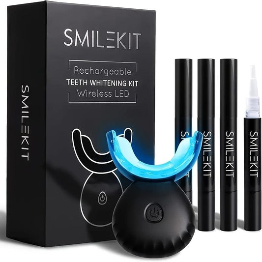 Kit de Blanqueamiento Dental Recargable con LED