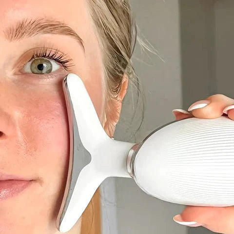 Masajeador Facial Eléctrico Anti-Arruga Luz LED
