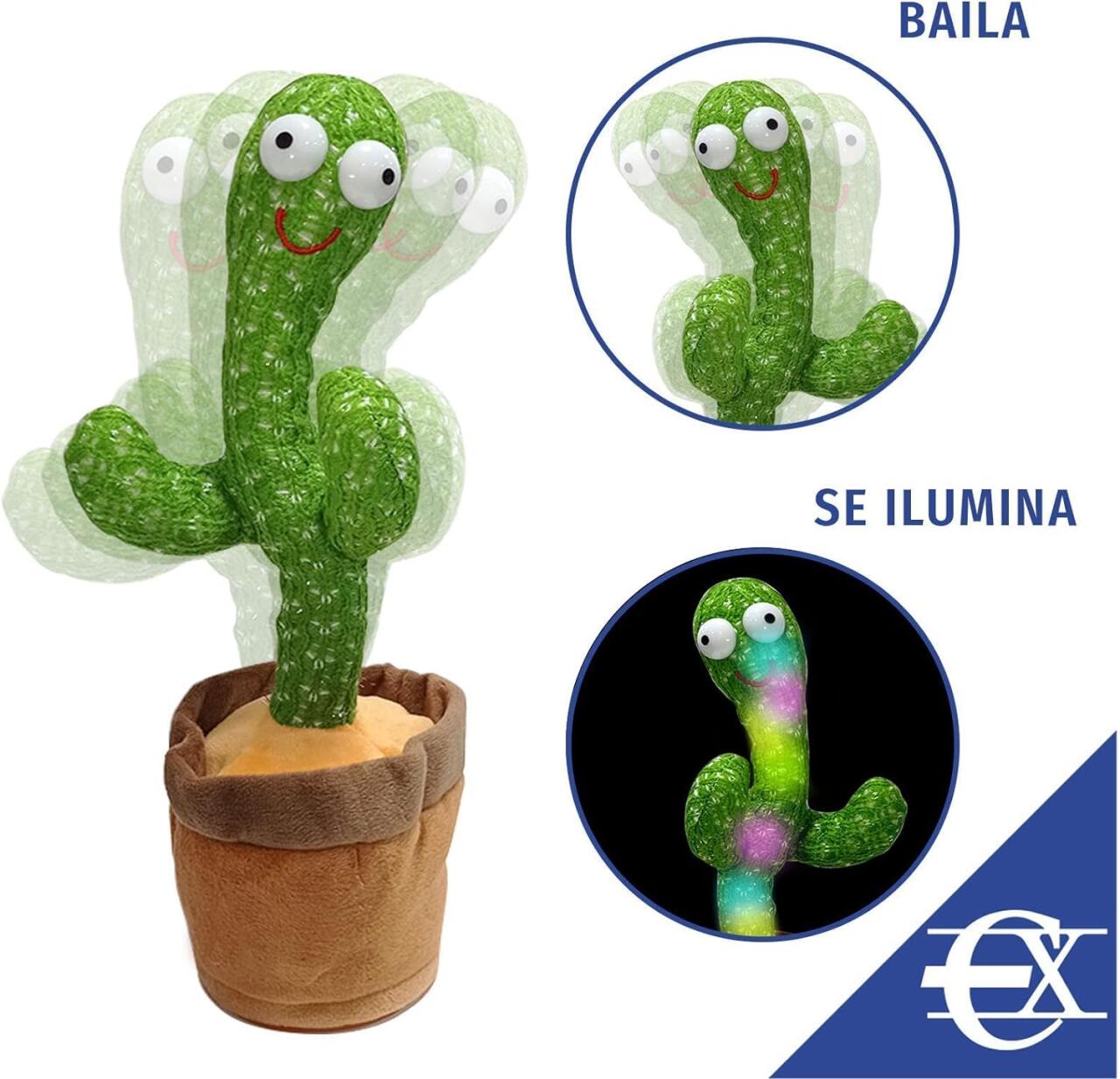 Cactus Bailarín Interactivo Juguete para Bebé