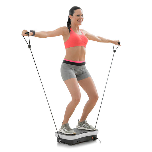 Plataforma Vibratoria de Entrenamiento con Bandas Elásticas