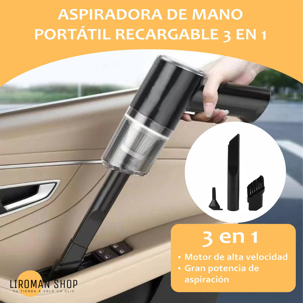 Mini Aspiradora de Mano Portátil para Coche