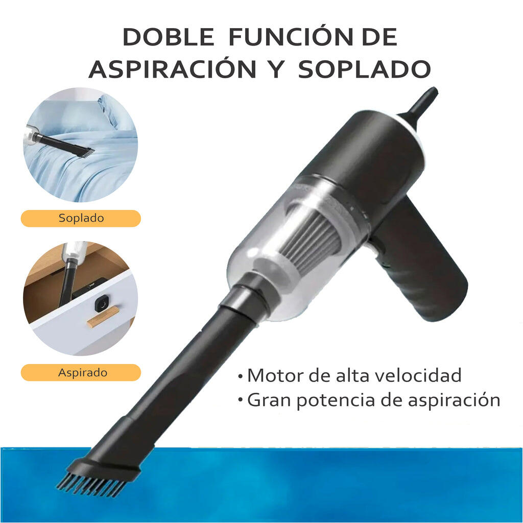 Mini Aspiradora de Mano Portátil para Coche