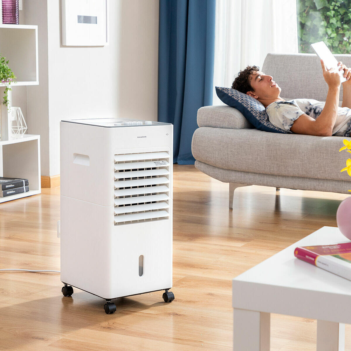 Climatizador Evaporativo Portátil Multifunción 5 Litros