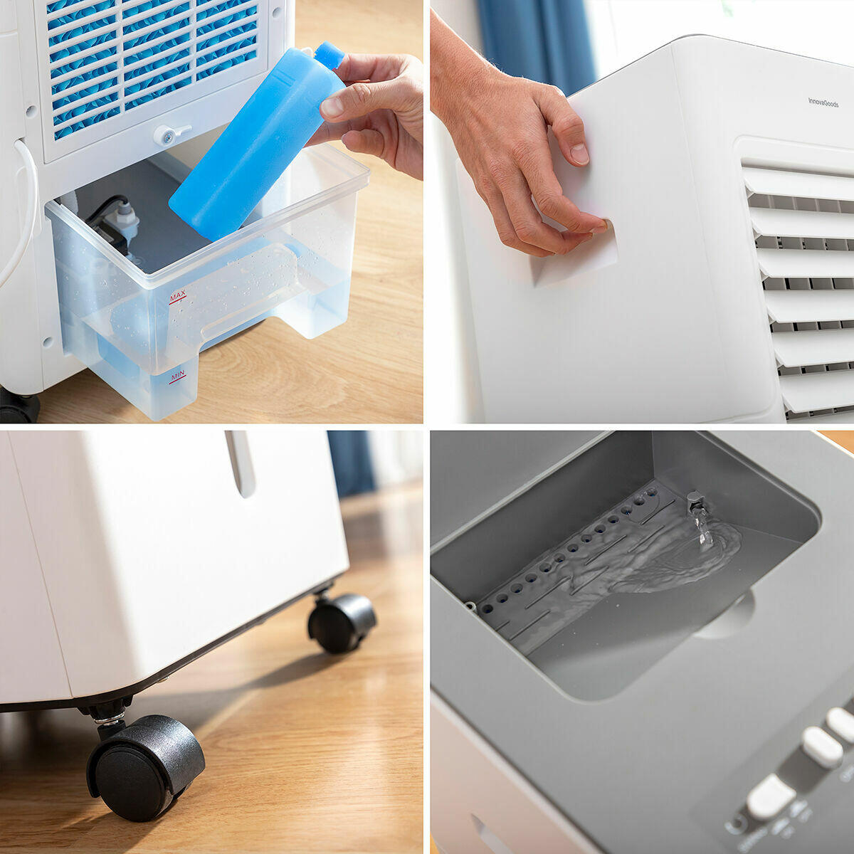 Climatizador Evaporativo Portátil Multifunción 5 Litros