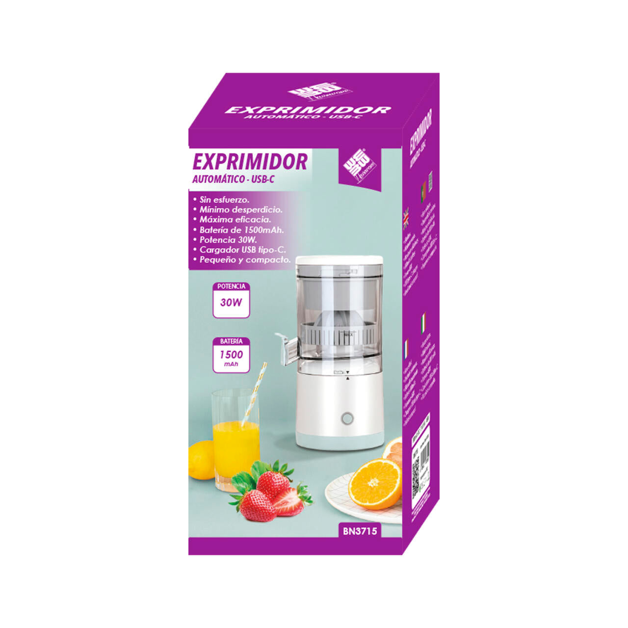 Exprimidor de Naranja/Frutas Eléctrico